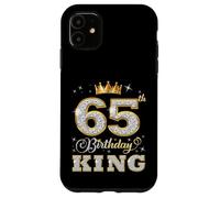 65th Birthday King 65 Years Old Birthday Party for Him Case for iPhone 11