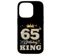 65th Birthday King 65 Years Old Birthday Party for Him Case for iPhone 14 Pro