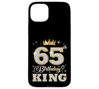 65th Birthday King 65 Years Old Birthday Party for Him Case for iPhone 15 Plus