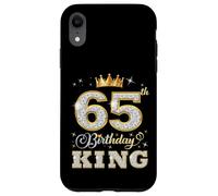 65th Birthday King 65 Years Old Birthday Party for Him Case for iPhone XR