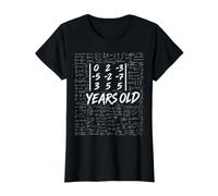 65th Birthday Matrix Determinant Math Nerd Funny Value Graphic T-Shirt, Women, Black, XL