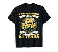 65th Birthday Old Farts Club Matured 65 Years Men Dad T-Shirt