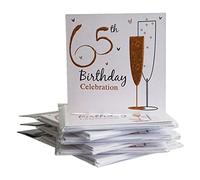 65th Birthday Party Invitations {Holographic} 36 Multipack Cards With Envelopes