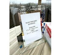 65th Wedding (Blue Sapphire) Anniversary Photo Frame (P) (5x7) Flower
