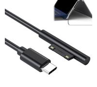 65W 1.8m Surface Connect to USB C Charging Cable Compatible with Microsoft Surface Pro 7/6/5/4/3, Surface Laptop 1/2/3, Surface Go 1/2, Works with 45W 15V3A TYPE-C Charger (not included)