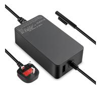 65W Charger Compatible with Microsoft Surface Pro Charger, Surface Pro 3/4/ 5/6/7/8/9/10/11/X, Surface Laptop 1/2/3/4/5/6/7 Surface Book 1/2 Surface Go 1/2/3 Windows Power Supply Adapter