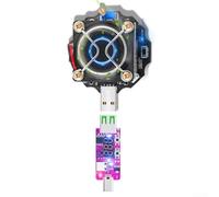 65W Electronic Load Module, DC 5-24V Adjustable Constant Current Tester with PD3.1 Trigger, Intelligent Temperature Control Fan for Power Supply Aging Test(65W add P31)