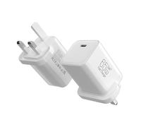 65W Fast Charging Plug UK USB C Gan Charger Wall Charger Head PPS PD supported Type C Block 45W for iPhone 17 16 15 Galaxy S25 S24 S23 Ultra iPad Pro Pixel 10 9 etc,Pack of two