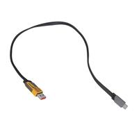 65W Fast Charging Type C + USB to Type C 2-in-1 Power Supply Cable Wire 25/50cm