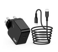 65W GaN USB C Charger for DJI Mini 5 Pro/4 Pro/4K/3/3 Pro, Neo/Neo 2, Mavic 4 Pro/3 Pro, Avata 2, Air 3/3S Drone, RC Pro/RC Pro2, Osmo Action 6/5 Pro/4/3, Mobile 8/7P/7/6,DJI USB C Power Adapter