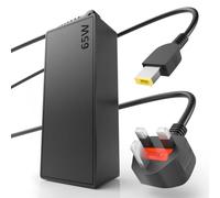 65W Laptop Charger for Lenovo Thinkpad, Square Tip | Compatible with Thinkpad X1 Carbon T440 T450 T460 T470 X240 X250 X260 X270 E L Series, Yoga, Ideapad 300 500 700, 20V 3.25A
