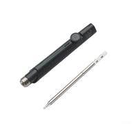 65W Soldering Iron Kit Adjustable Temperature Electric Pen for Electronics Repair DIY Welding Station with Tips 220-400C(B)