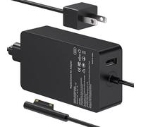 65W Surface Pro Laptop Charger for Microsoft Surface Pro 7, 10, 9, 8, 7+, 6, 5, 4, 3, X, Windows Surface Laptop 6, 5, 4, 3, 2, 1, Surface Go Tablet, Surface Book 3, 2, 1, Support 44W, 36W (9.1FT)