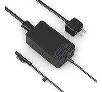 65W Surface Pro Laptop Charger-for Microsoft Surface Pro Charger Windows Surface Laptop 6,5,4,3,2,1,for Microsoft Surface Pro10,9,8,7+,7,6,5,4,3,X,Surface Book3,2,1,Surface Go Tablet,Support 44W, 10FT