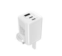 65W USB C Plug UK, Fast Charging Plug total 120W 3-Ports (2*USBC +1*USBA) Multi USB Wall Charger Block Head for iPhone 17 Air 16 15 14 MacBook, iPad Pro, Galaxy S23 S22,Apple Watch, Google Pixel