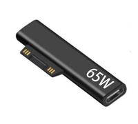 65W USB C to Surface Adapter, Surface Pro Charger 65W Made for Surface Pro 3/4/5/6/7/8/9/X Power Supply Adapter, Compatible for Both Microsoft Surface Book La-ptop/Tablet