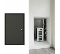 65x70cm Metal Access Panel for AC Unit Drywall Access Door with Keys Large Attic Trap Durable Dark GrayEasy Installation Ideal for Home Renovation