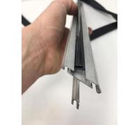 66" Greenhouse Door Seals, Rubber Draught Excluder Strips, Halls/AGL Branded, fit Some Other Makes e.g Elite and Crittall Greenhouses Using Bars with 10mm Bolt Channels. Pair of 66 Inch / 167cm Parts