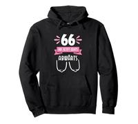 66 It’s All Downhill From Here Funny Birthday Shirt Pullover Hoodie