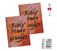 66-Page Bible Study Guide, Daily Devotional Journal, A Yearlong Bible Plan for Women-Daily Scripture Quotes, Religious Faith-Based Notebook, A Year a 52-Week Study for Women, Christian Gift(2pcs)