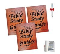 66-Page Bible Study Guide, Daily Devotional Journal, A Yearlong Bible Plan for Women-Daily Scripture Quotes, Religious Faith-Based Notebook, A Year a 52-Week Study for Women, Christian Gift(3pcs)
