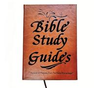 66-Page Bible Study Guide, Daily Devotional Journal Strengthens Faith, Religious Faith-Based Notebook with Daily Scripture Quotes Ideal for Personal Group Study and Prayer, Christian Gift(1PC)