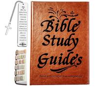 66-Page Bible Study Guide with Scripture Bookmark and Bible Tabs: A Yearlong Devotional Bible Study Journal for Women, Prayer Prompts, Daily Scripture Quotes, Cross-References & Reflection Guides
