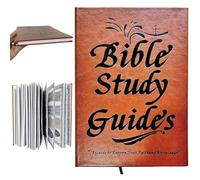 66 Pages Daily Bible Study Planner,Bible Book Summary Guide Study Notebook,Scripture Quotes Prayer Reflections Notebook for Personal Group Studies and Prayer Christian Gift Ideal