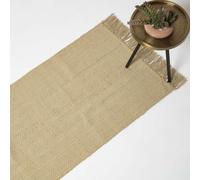 (66 x 200 cm) Zaphyr Natural Handwoven Jute Rug with Tassels