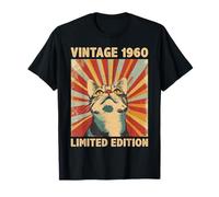 66 Years Old Gift Vintage 1960 Cat Lover 66th Birthday T-Shirt