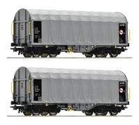 6600144 H0 Set of 2 Sliding Tarpaulin Trolleys, CD, Ep. V-VI