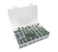 660PCS/lot 24Value Capacitor kit 100V 2A221J to 2A474J Polyester Film Capacitor Assorted Kit 0.47nF 0.68nF 1nF 2.2nF Capacitors BIANMTSW
