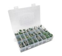 660PCS/lot 24Value Capacitor kit 100V 2A221J to 2A474J Polyester Film Capacitor Assorted Kit 0.47nF 0.68nF 1nF 2.2nF Capacitors MQXFCZUX