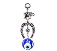 663 Lucky Horseshoe & Lucky Elephant, Nazar Boncuk Wall Hanging Gift for Protection & Good Luck