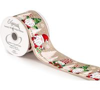663299 Eleganza Wired Edge Christmas Tree Gonk No.437 63mm x 9.1m