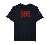 666 Halloween | Costume Satan Devil Beast T-Shirt, Men's Big and Tall, Black, 2X Tall