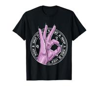 666 Satan Hand Sign Occult Satanist Devil Demon Antichrist T-Shirt