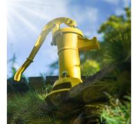 6699 Cast Iron Antique Manual Hand Shake Suction Well Pump - Durable Water Transfer With 25ft Maximum Lift - Easy to Install for Outdoor Garden Pond Backyard Wells SWP 350