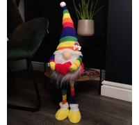 Samuel ALEXANDER 66cm Large Standing Plush Rainbow Christmas Gonk Decoration