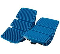 66fit Achilles and Calf Stretcher x 2pcs - Heel Tendon Muscle Pro Stretching, Blue