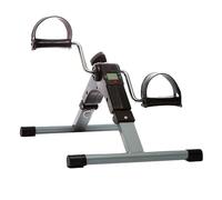 66fit Arm and Leg Folding Pedal Exerciser with Digital Display and Variable Resistance Increase Activity and Improve Ability. Indoor, Outdoor, Desk Workout, FItness, Silver