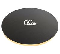 66fit Wooden Wobble Balance Board 40cm - Includes Balance Training Ebook - Training Rehabilitation Exercise Physiotherapy, Blue