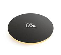 66fit Wooden Wobble Balance Board 50cm - Includes Balance Training Ebook - Rehabilitation Training Physiotherapy Exercise