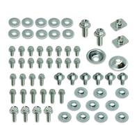 66pc Specbolt Body Bolt KIT compatable with Kawasaki KX & KXF. Plastics Seat Fenders shrouds Number Plates These Fasteners fit KX60 KX80 KX85 KX100 KX125 KX250 KX500 KX250F KX450F KXF250 & KXF450