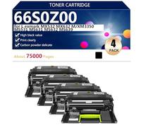 66S0Z00 High Yield Imaging Unit Drum Unit Compatible for Lexmark MX532 MX632 MXM3350 MS531 MS631 MS632 MS639 Printers, 75000 Pages,4*Black