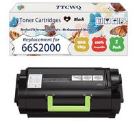 66S2000 Toner Cartridges Compatible for Lexmark Work for Lexmark MX632adwe MS531dw MS630 MS631dw MS632dwe Printers (1 Pack Black)