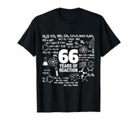 66th Birthday 66 Years Old Funny Chemistry Nerd Humor Geek T-Shirt