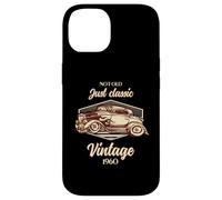66th birthday gift man vintage 1960 not old classic car fun Case for iPhone 14