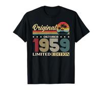 66th Birthday Gift Men Women Original Since October 1959 T-Shirt