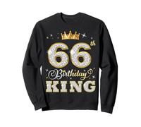 66th Birthday King 66 Years Old Birthday Party for Him Sweatshirt